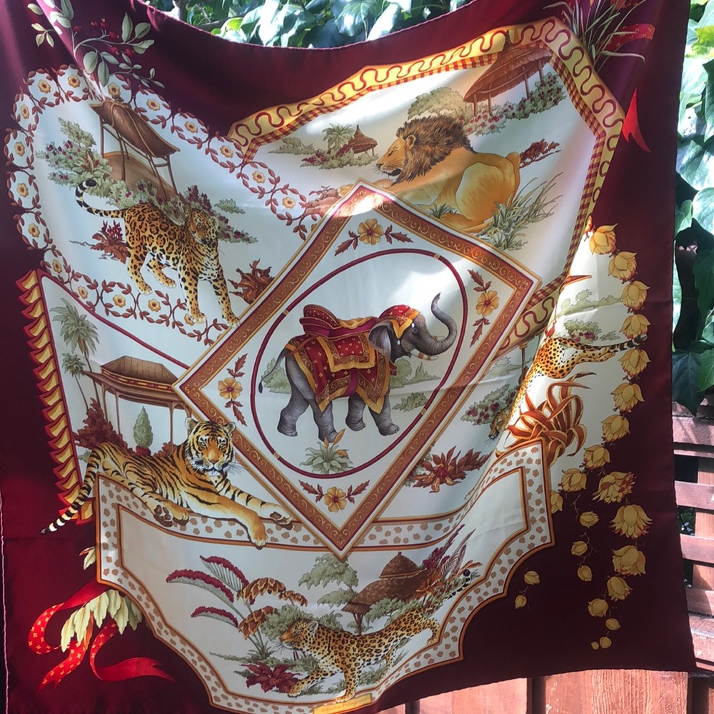 Salvatore Ferragamo Safari Silk Scarf